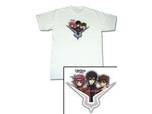    Code Geass Kaalen Zero Suzaku Geass T Shirt White