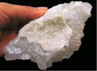 CALCITE CLUSTER 5.2 White Snow Crystal Healing Rock 07  