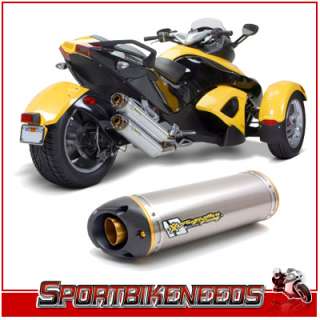 Can Am Spyder Two Brothers Dual Titanium Exhaust 08 10  