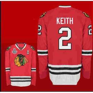  Blackhawks #2 Duncan Keith Red Hockey Jersey NHL Authentic Jerseys 
