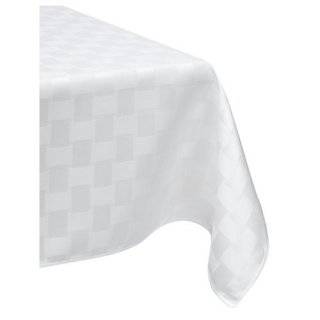 Reflections 52 by 52 Inch Square Tablecloth, White (Oct. 1, 2004)