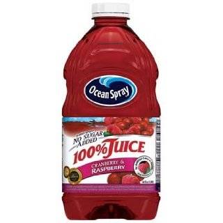   No Sugar Added Cranberry & Raspberry 100% Juice 64 oz by Ocean Spray