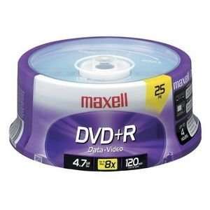  New BLANK MEDIA, DVD+R 25 PK SPINDLE   639011 Electronics