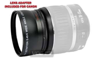 58mm .45X Wide Angle Macro Lens for Canon EOS Rebel SLR  