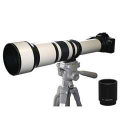 650 2600 mm Zoom Lens for Canon Rebel T1I, T2I, KISS X4 084438151909 