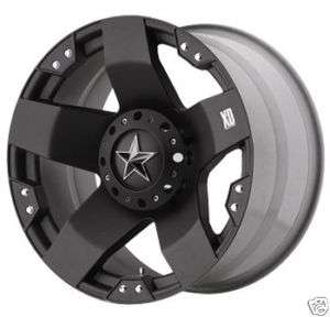   SERIES XD775 Rockstars Black Offroad Truck RIMS Wheels & Nitto TIRES