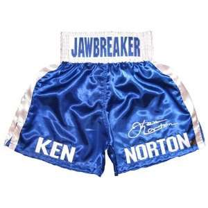  Ken Norton Signed Boxing Trunks   Autographed Boxing Robes 