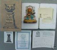1998 Ertl Cat Hall of Fame # 252 Sitting Cat Figurine  