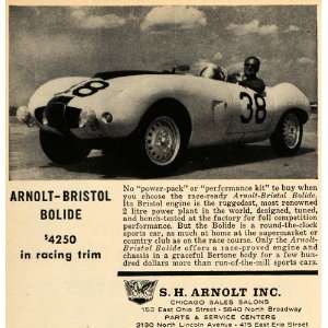  1959 Ad S. H. Arnolt Bristol Boldie Racing Sports Car 