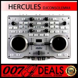 NEW HERCULES MK4 USB VIRTUAL DJ CONSOLE AUDIO CARD  