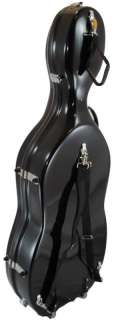 Enthral Acrylic Cello Case Red, Black Polish, or Maroon  