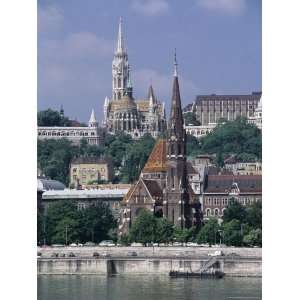  St. Matthis Church and City, Budapest, Hungary, Europe 