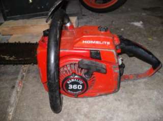 Homelite 360 Automatic Chainsaw, with bar & chain Parts/repair  