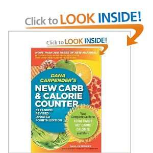 Dana Carpenders NEW Carb and Calorie Counter Expanded, Revised, and 