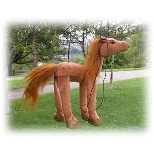  Brown Horse 16 Animal Marionette Toys & Games