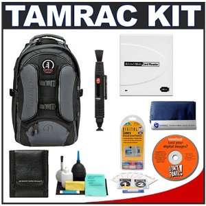 Camera Backpack (Black/Gray) + Accessory Kit for Canon Digital Rebel 