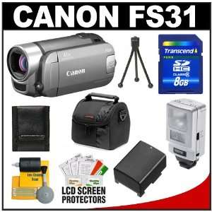  Canon FS31 Dual Flash Memory Digital Video Camcorder w 