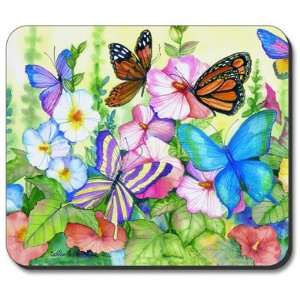  Garden Butterflies   Mouse Pad Electronics