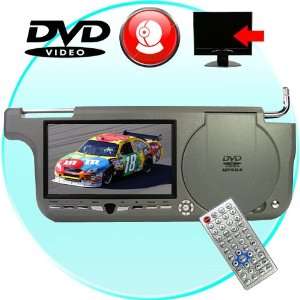 Sun Visor DVD+Game Player (Right Side)   USB + Card Slot  GREY