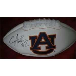  Autographed/Hand Signed Cam Newton Auburn Logo Football 