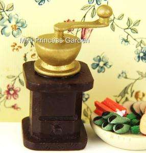 Dollhouse Miniature Kitchen Coffee Grinder Maker  