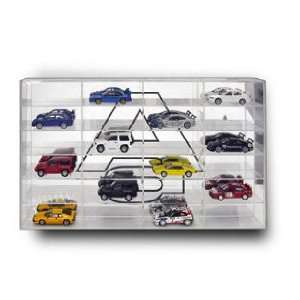   DISPLAY SHELF FOR 24 X 1/43 Scale MODEL CARS (CLEAR) 