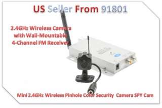 Mini SPY 2.4GHz Wireless Pinhole Color Security Camera  