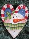 HP SNOWMAN Heart ORNAMENT  