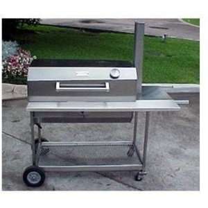    Texas Barbecues 200 Stainless Charcoal Grill Patio, Lawn & Garden