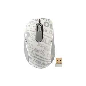  G Cube 2.4GHz Chat Room Wireless Optical Mouse White 