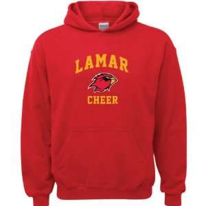  Lamar Cardinals Red Youth Cheer Arch Hooded Sweatshirt 