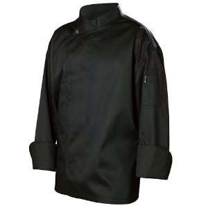 Chef Works BLDF BLK New Yorker Cool Vent Executive Chef, Coat, Black 