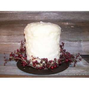  White Cherry Cheesecake Candle