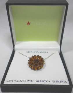   Swarovski Crystal Pendant /Silver 18 Necklace MSRP$80.00  