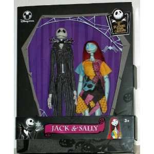   Christmas Jack & Sally Figure Figurine Doll Set 