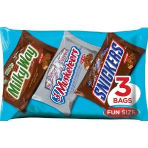 Fun Size Classic Mix Variety Bag (Milky Way, 3 Musketeers and Snickers 