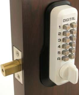 Lockey 2000 M210 Keyless Digital Deadbolt Door Lock WH  