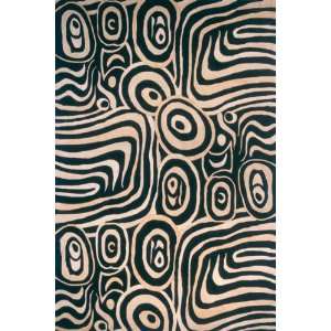   Hand Tufted New Wave Contemporary Wool Area Rug 5.90.