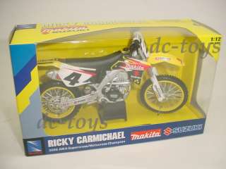 2006 Suzuki RM Z450 # 4 Dirt Bike 112 Ricky Carmichael  