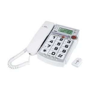 Corded Big Button Telephone With Caller ID And Wireless 