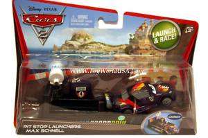 Disney Cars 2 Pit Stop Launchers Max Schnell  