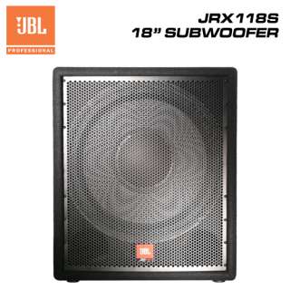JBL JRX118S 18 DJ SUBWOOFER PA SPEAKER 050036902793  