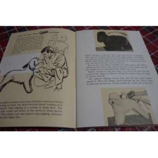 1963 OSTER Electric Dog Clipper Manual / Grooming Book  