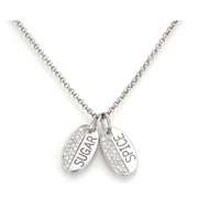   Silver Cubic Zirconia Statements Sugar & Spice Pendant by Crislu