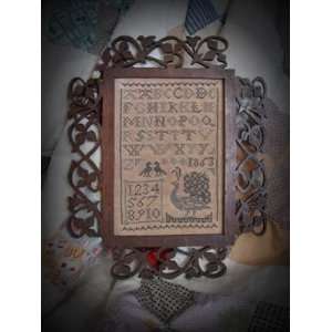  Old Pewter Letters   Cross Stitch Pattern Arts, Crafts 