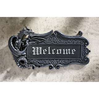 Welcoming Sign Dragon Wall Plaque  