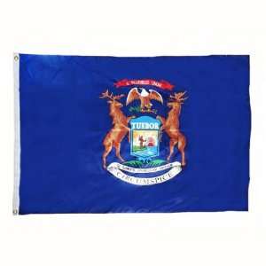  Michigan Flag 3X5 Foot E Poly Patio, Lawn & Garden