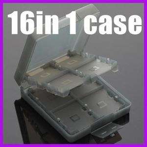   Gray 16in 1 Game Card Case Holder Box F Nintendo DS Lite DSi  