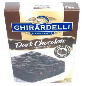 Ghirardelli Dark Chocolate Brownie Mix with Chocolate Chips in the Mix 