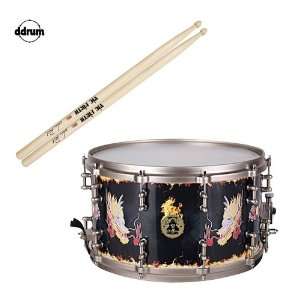   Ddrum Snare Drum with Dragon Finish & Vic Firth Sticks Kit Musical